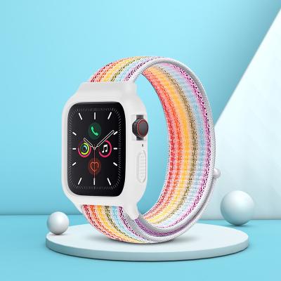 China Apparel Accessories correas sports band snare transparent silicone watch band for apple iwatch strap 7 6 Se 5 4 3 2 1 41/42/44/45mm for sale