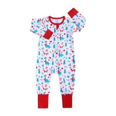 China Spandex/Cotton Baby Boy Christmas Clothes Fall Long Sleeve Newborn Baby Rompers Babies Clothing for sale