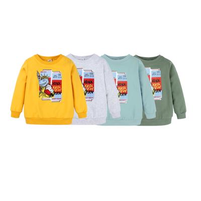 China 2022 breathable children's clothing spring autumn sweatshirt boy long sleeve printed clothing wholesale children's T-shirt for sale