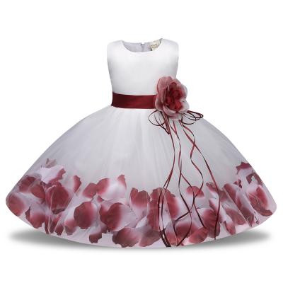 China Breathable Hot Sale Toddler Summer Dress Baby Flower Wedding Party Dress Princess Dress for sale