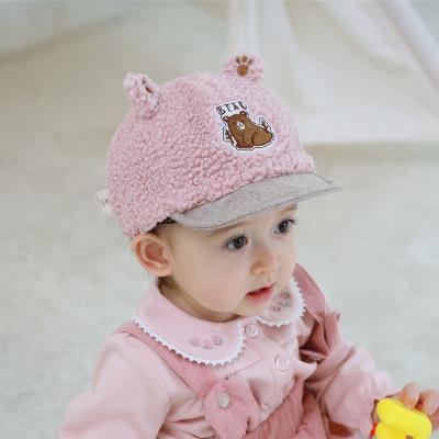 China Funny Snap Back Plush Animal Kids Hat OEM/ODM Tutuya Gorro de bebe Para Baseball Trucker Nino y Nina Baby Bear Fur Toddler Plush Toy for sale