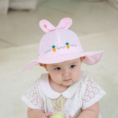 China 2021 Baby Embroidered Bandana Bucket Hat Popular Sun Hat Custom Designer Eco-Friendly Eco-Friendly For Kids Toddler Sun Protection Beach Hat for sale