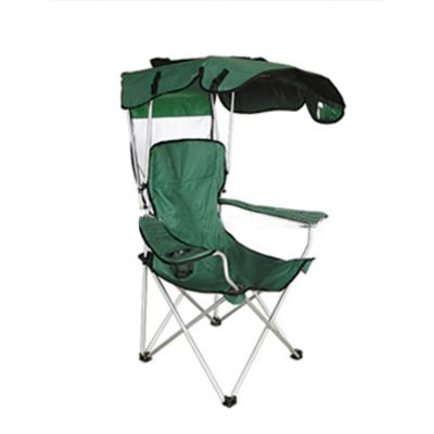 China Fishing chair single seat folding beach chair with umbrella and coolbag for sale