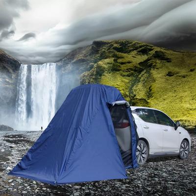 China Each Side Door With Mesh Inside SUV Drive End Camping Car Camping Taise Extension MultiPeople Tent Rain Shelal Tent for sale