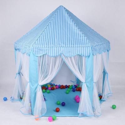 China Toy Child Payhouse Kids Soft Pink and Blue Princess Room Play Castle Tent for Girls and Boys zu verkaufen