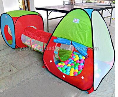 Κίνα Sports Play 3 Piece Children Pop Kids Play Tent Set Cube Square Cubby, Include Teepee Play Tent With Tunnel And Teepee προς πώληση