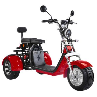 China Holland Luxury Warehouse Fast Delivery Three Wheel 2000w 3000w Cocos City Scooter With Rear Basket for sale