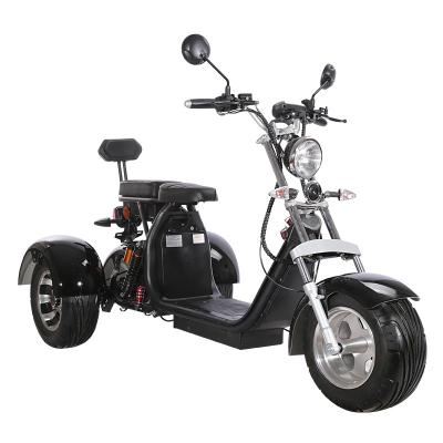 China Delivery To Door Electric Chinese 3 Wheel Motorcycle With Roof For Adults Citycoco Scooter for sale