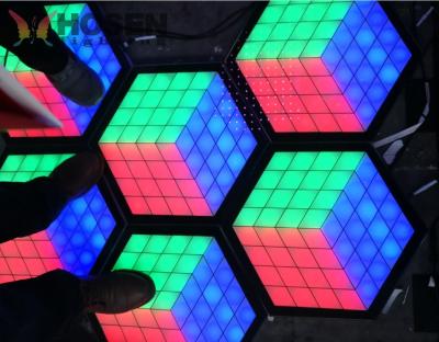 China Free Shipping Led 3D Magic Cube Dance Floor For Disco 50*50*6CM for sale