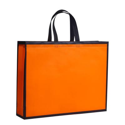 China Wholesale Handled Tote Reusable Non Woven Bag With Garment Bag Promotional Non Woven Shopping Bag for sale