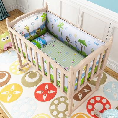 China Wholesale Eco-friedly Eco-friendly Japanese Baby Crib Wooden Baby Crib Hutch for sale