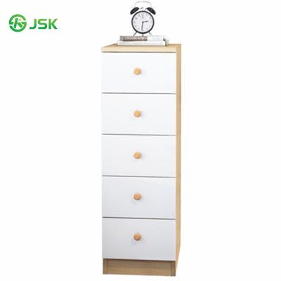 China (Other)Adjustable Solid Wood Bedside Table Storage Cabinet Drawer Storage Bedroom Cabinet for sale