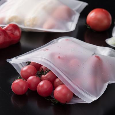 China EVA Transparent Food Fresh Keeping Bag Vegetable Storage Bag Freshness Preservation Kitchen Storage Bag for sale