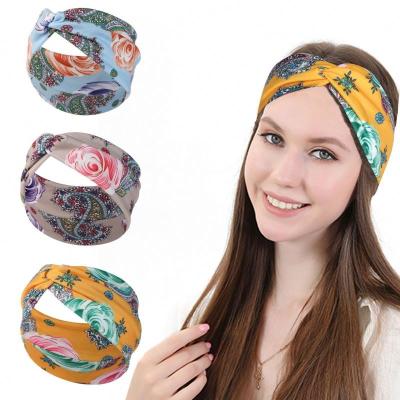 China 2022 New Arrival Sporty Chinese Manufacturers Washing Skin Care Elastic Headbands For Women for sale