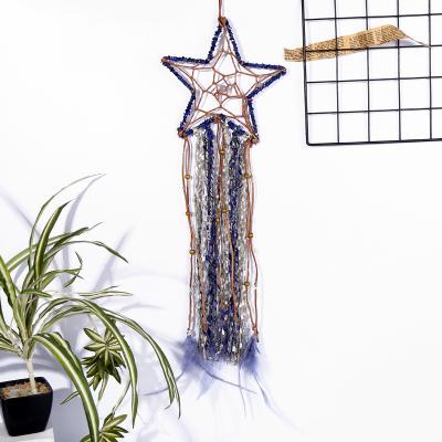 China Country Dreamcatcher spot factory direct selling star pentagon coin blow act the role of children's room decoration for sale