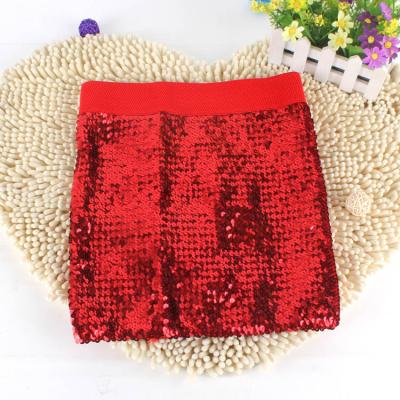 China Sexy Women's Nightclub Stage Mini Short Fitted Colorful Pencil Breathable Hip Skirt Package Sequins Skirts for sale