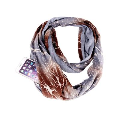 China Hot Sale Plain Dyed Scarf For Women Cloth Quilting Pocket Store Content Function Zippered Winter Warm Other Scarves And Shawls for sale