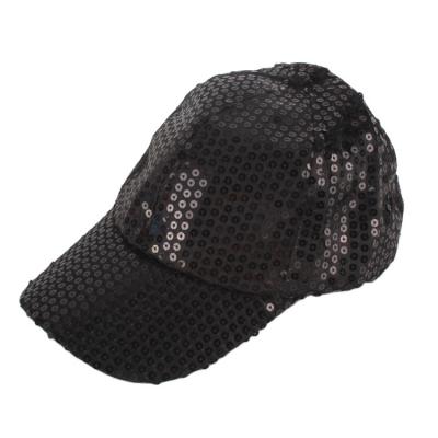 China Durable Eco-Friendly Sequin Baseball Cap Shiny Piece Mesh Sunshade Sunshade Unisex Hat Cap for sale