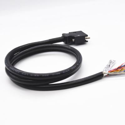 China Industrial SCSI 20 Core Mitsubishi Servo Motor Control Cable with MR-J2CN1 for sale