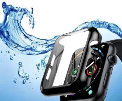 China Smart Watch Full Glue Tempered Glass Screen Protector For iwatch Apple Watch Screen Protector Series 7 45mm Waterproof 360 Degree Protection for sale