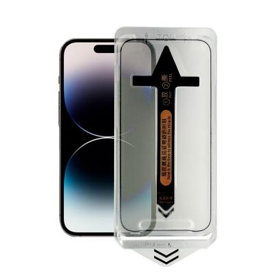 China Cell Phone A+ Tempered Glass Screen Protector Easy Install Sight Guard Tool Kit For iPhone 12 13 14 Plus Pro Max Screen Protector for sale