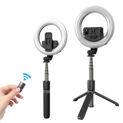 China Wholesale PORTABLE Photographic Selfie Led Ring Light With Tripod Stand for Live Stream Makeup Youtube Video for sale