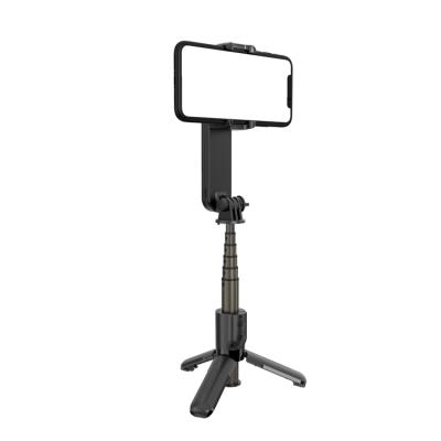 China Control 1Axis Rotation Handheld Phone Gimbal Camera Visual Stabilizer with Tripod App Selfie Stick Gimbal Stabilizer for sale