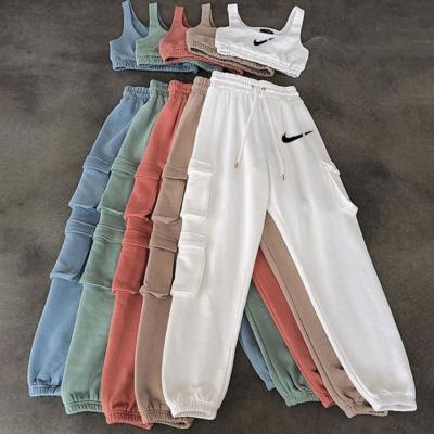 China Wholesale Anti Wrinkle Women Jogger Fits Set Sweatpants Set Two Piece Pants Jogger Set Women for sale