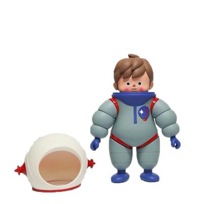 China Cartoon Astronaut Character 3D Custom Toy High Quality PVC Figure/Vinyl Cartoon Toy Manufacturer for sale