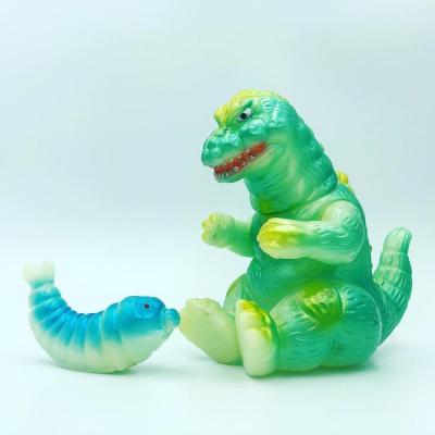 China Cartoon Toy Custom Glow In The Dark Kaiju Vinyl Figure / OEM Dinosaur Vinyl Toy for sale