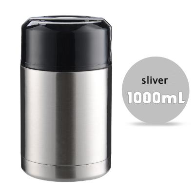 China Wholesale Creative PORTABLE Manufacturer Stainless Steel Vacuum Insulation Kettle Gift Thermos Food Pot New for sale