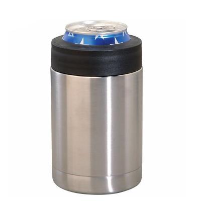 China Sublimation Sustainable Insulation Stainless Steel 12oz Ultrathin Beer Can Bracket Cooler for sale