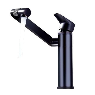 China Professional Bathroom Black Faucets Build Basin Sink Copper Metered Faucet for sale