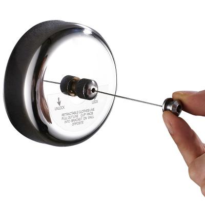 China Space Saving 304 Stainless Steel Round Shape Indoor Outdoor Retractable Clothesline for sale