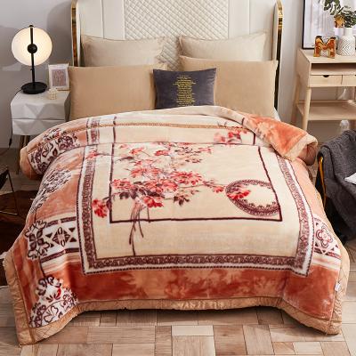 China Woven Polyester Sublimation Blanket for Luxury Bed Printed Home Blanket in Winter for sale