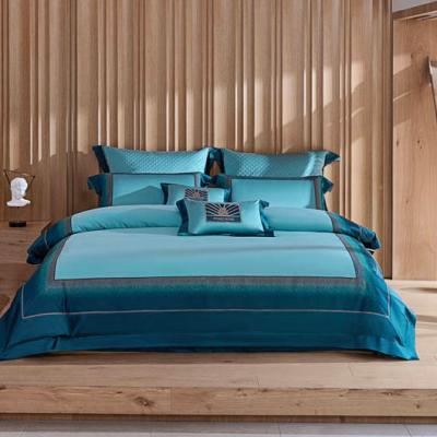 China Turkey Cotton Bed Sheet Sets 4 Piece Woven Set Hypoallergenic Brushed Microfiber Bedding for sale