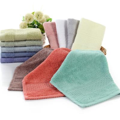 China Super Soft Highly Absorbent Luxury Dobby Border 100% Cotton Towel Set for Home and Hotel for sale