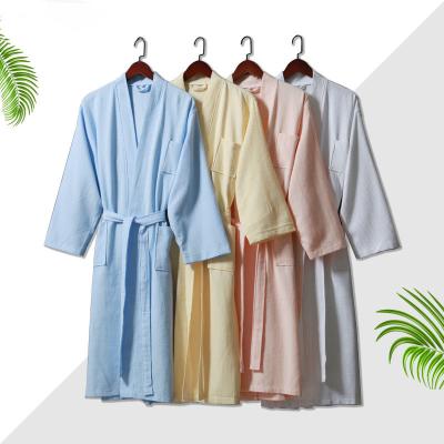 China Comfortable and Absorbent Coral Fleece Bath Towel Robe for Women Adult Size for sale