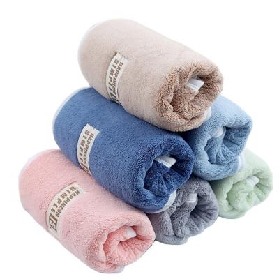 China Thickened Men's and Women's Face Washing Towels Made of Coral Velvet Ideal for Household for sale