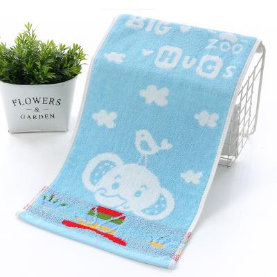 China Custom Logo Children's Cotton Towel for Household Wiping Hands in Kindergarten for sale