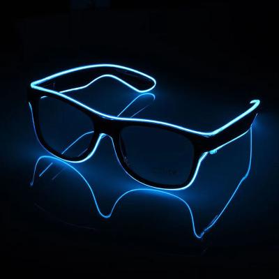 China Luminous Glasses Blinds Glow Sunglasses For Party Bar Flash LED Light Toys Easy for sale