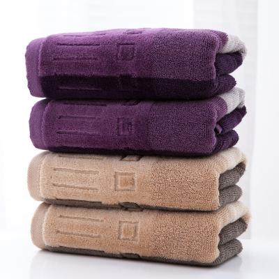 China Experience the Luxury of Pure Cotton with This Sustainable Plain Weave Bath Towel Set for sale