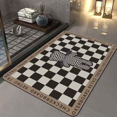 China Customized Color Indoor Door Mat Designer High Ares Bedroom Office Kitchen Area Rug for sale