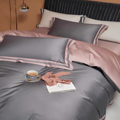 China Mercury Home Textile 80s 400TC Bedding Set High Meticulous Cotton King Size Bedsheets for sale