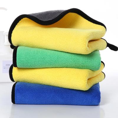 China Coral Fleece Microfiber Cloth for Car Cleaning and Drying Custom Designs Accepted for sale