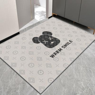 China 2024 Mat Luxury Logo Personalized Door Mat with Cushioned Design and Customized Color for sale