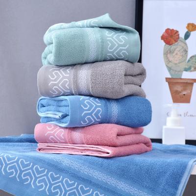 China Bathroom Room Towels Smooth Customized Household Towel Face Towel Sustainable for sale