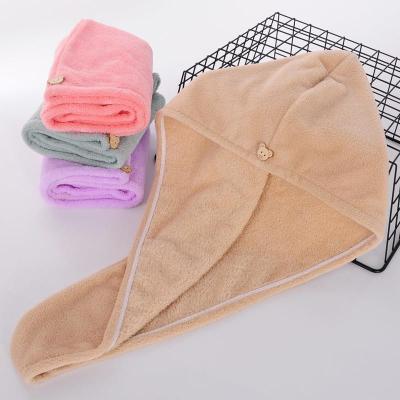 China Hotel Microfiber Hair Drying Towel Sustainable Quick Dry Water Absorbing Towel for Home for sale