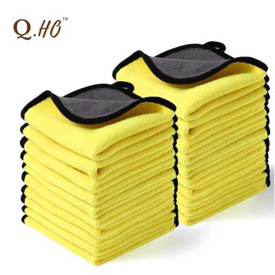 China 30*30cm Microfiber Car Cleaning Towels Say Goodbye to Expensive Cleaning Products for sale