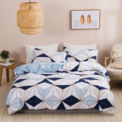 China Customized Digital Printed Bed Sets Lightweight Duvet Cover Bedsheet Bed Sheet Bedding Set for sale